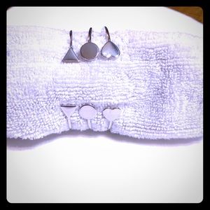 3 Silver Cuff Bracelets